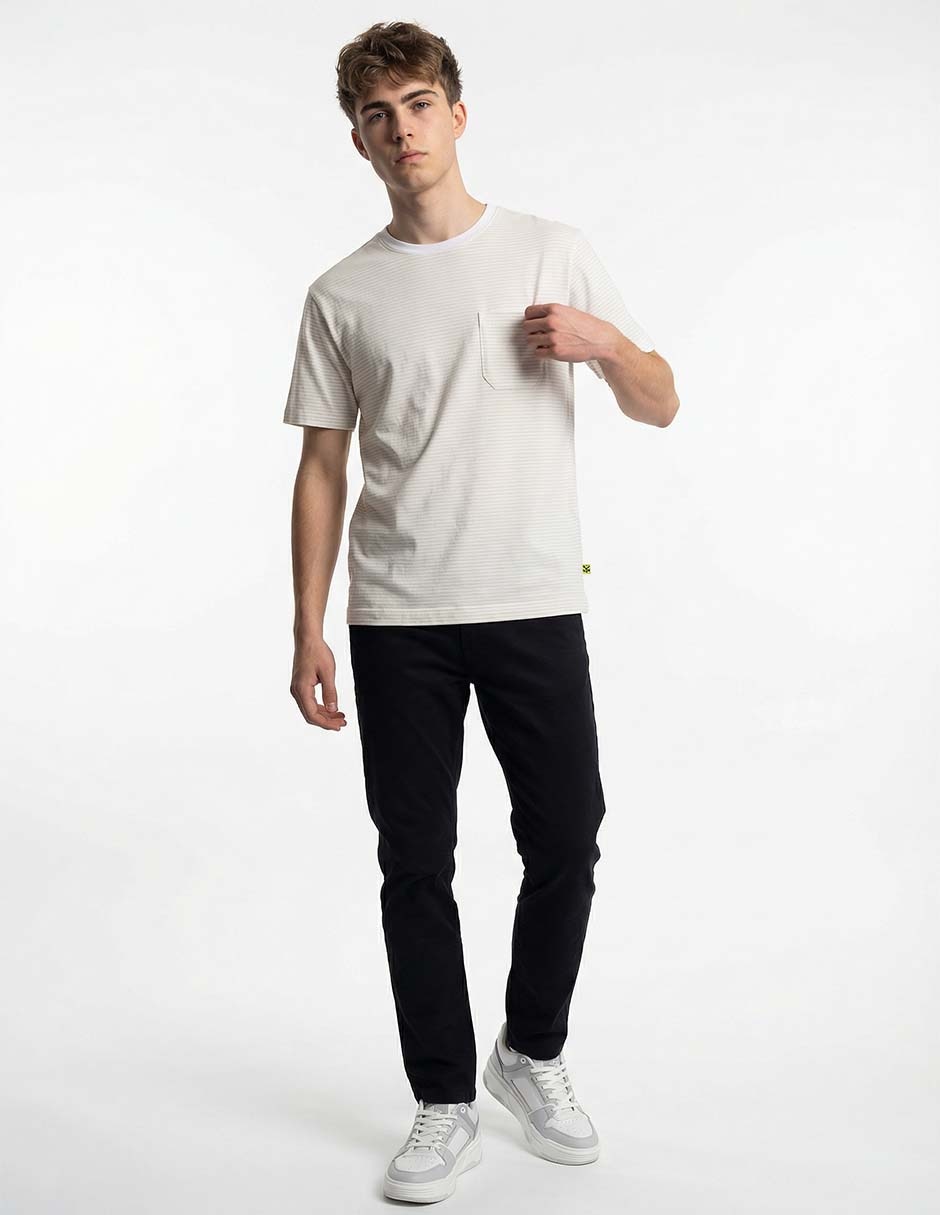 Playera cuello redondo para hombre 1