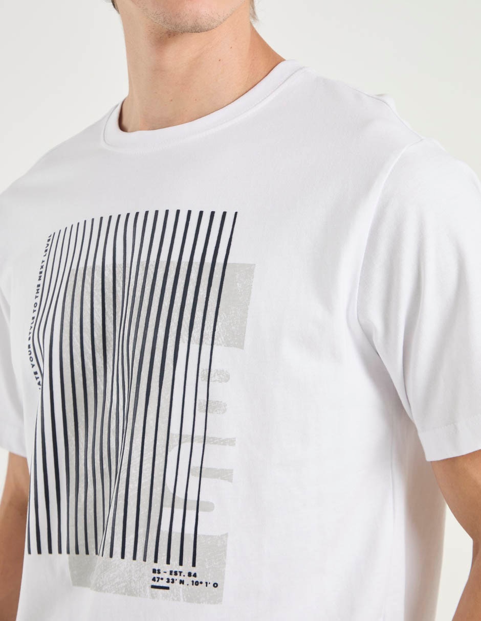 Playera cuello redondo para hombre