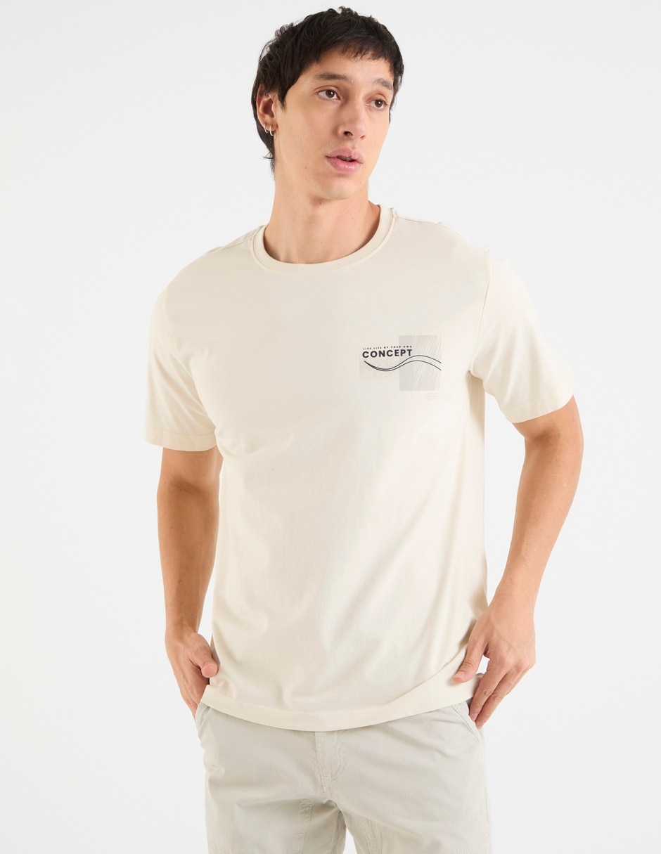 Playera cuello redondo para hombre 5