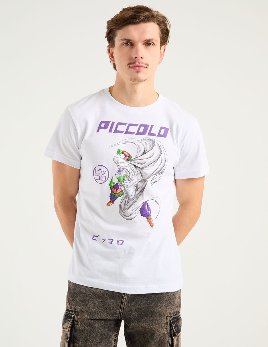 Playera Piccolo manga corta para hombre