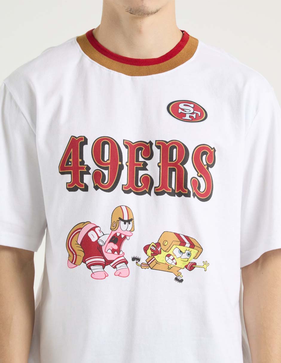 Playera 49ers de San Francisco cuello redondo para hombre