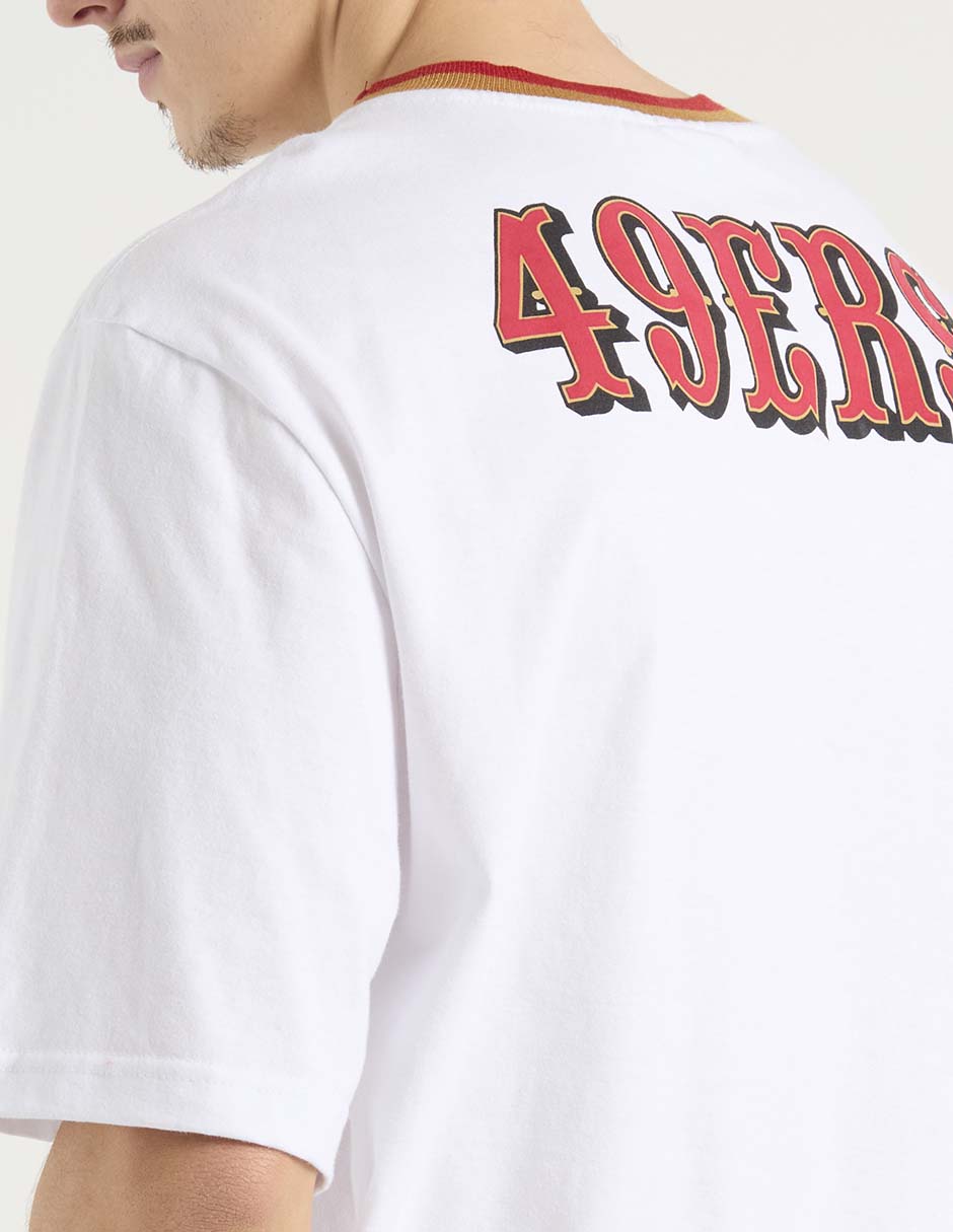 Playera 49ers de San Francisco cuello redondo para hombre
