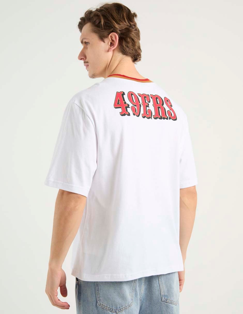 Playera 49ers de San Francisco cuello redondo para hombre