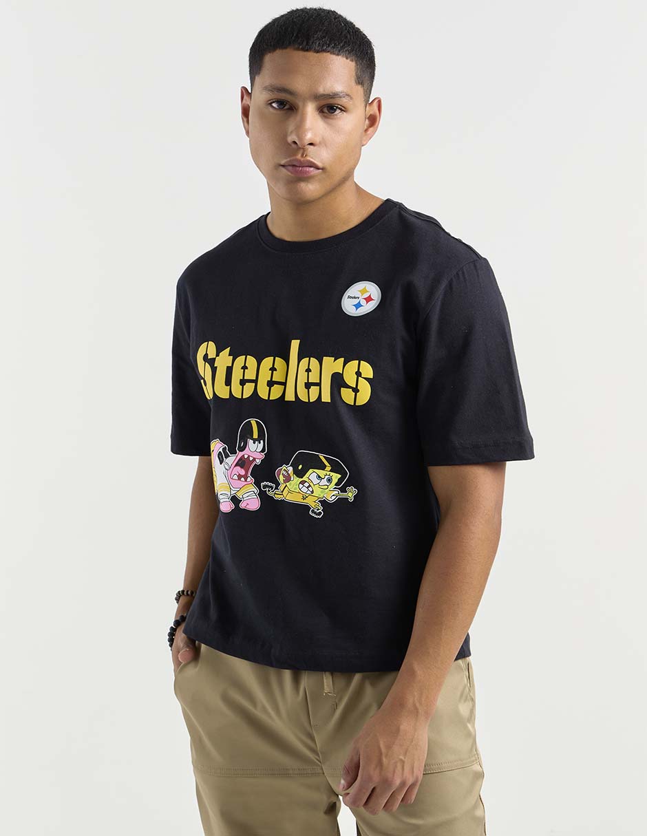 Playera Bob Esponja cuello redondo para hombre 1