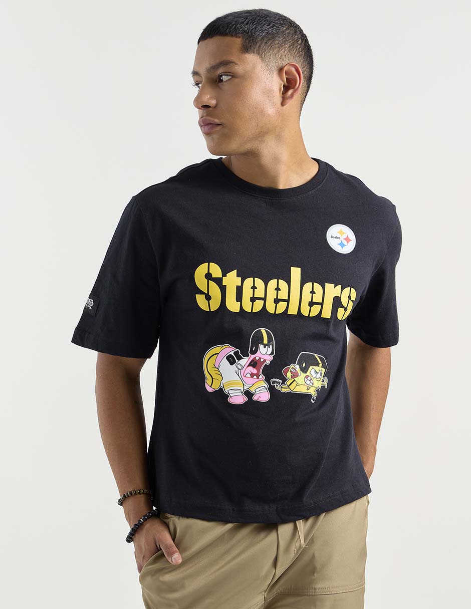 Playera Bob Esponja cuello redondo para hombre 7
