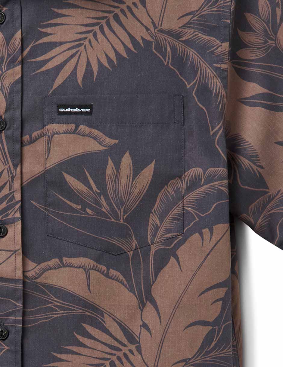 Camisa casual manga corta para hombre