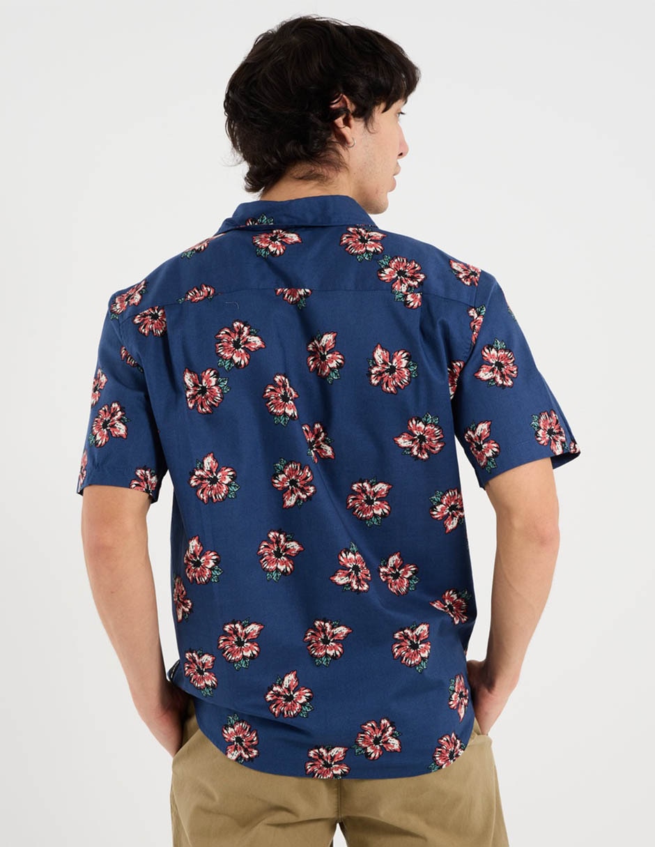 Camisa casual manga corta para hombre