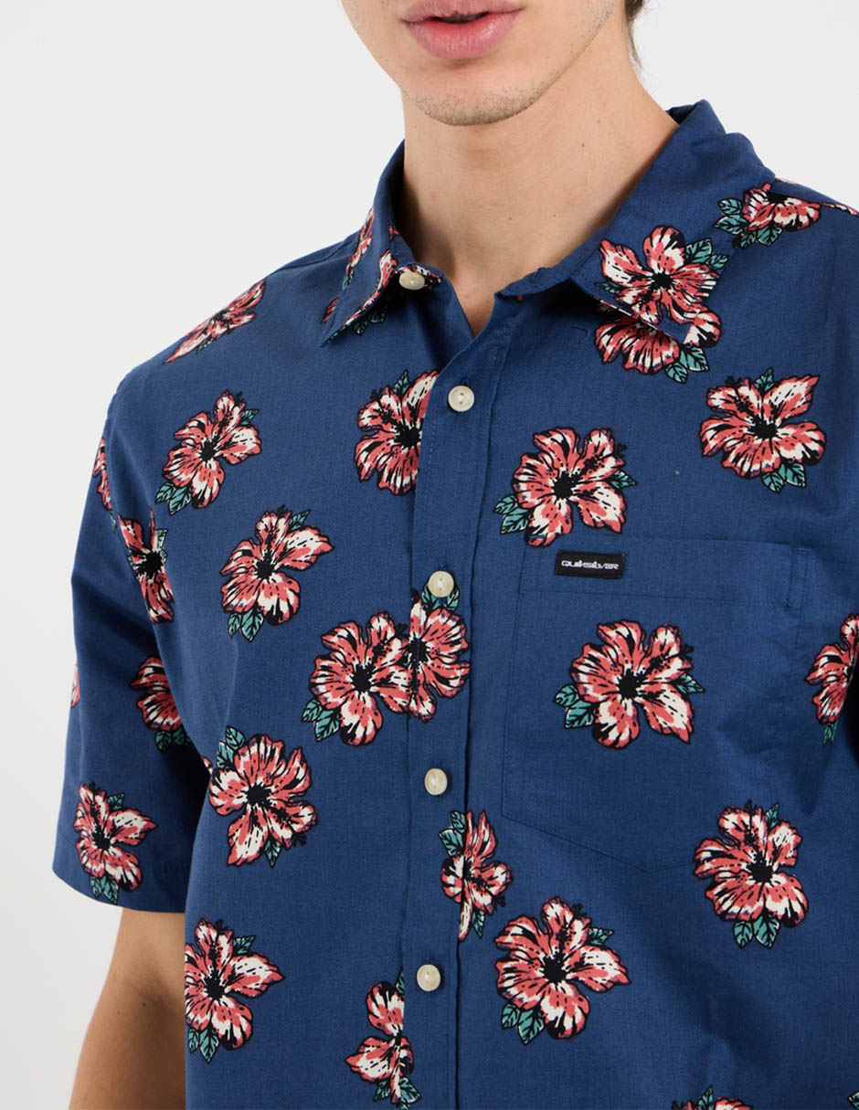 Camisa casual manga corta para hombre