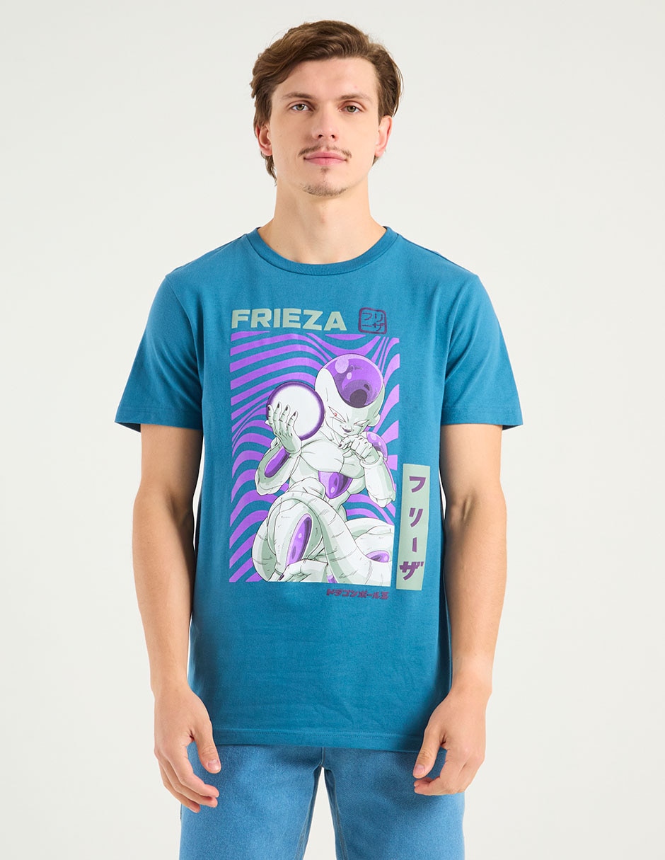 Playera Dragon Ball Z cuello redondo para hombre 1