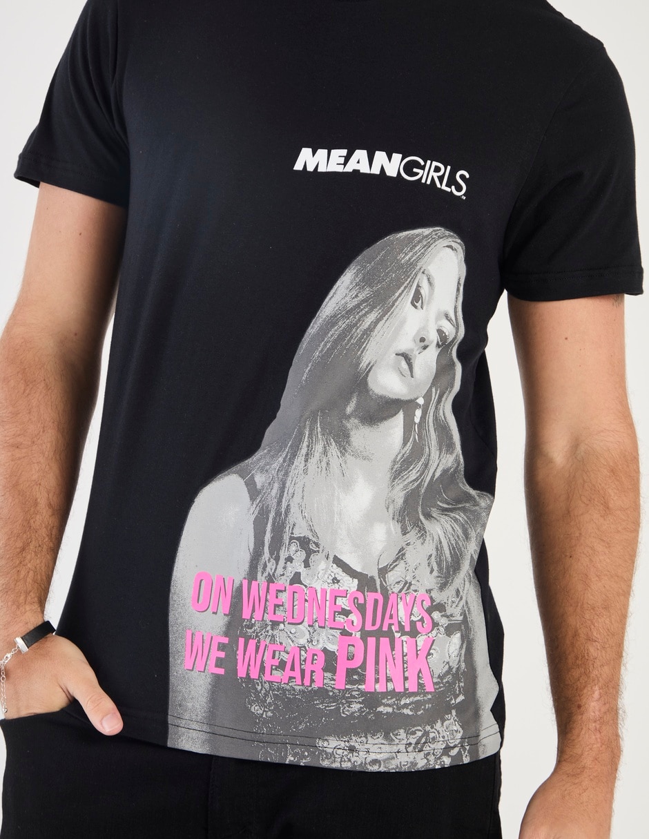 Playera chicas pesadas cuello redondo para hombre 7