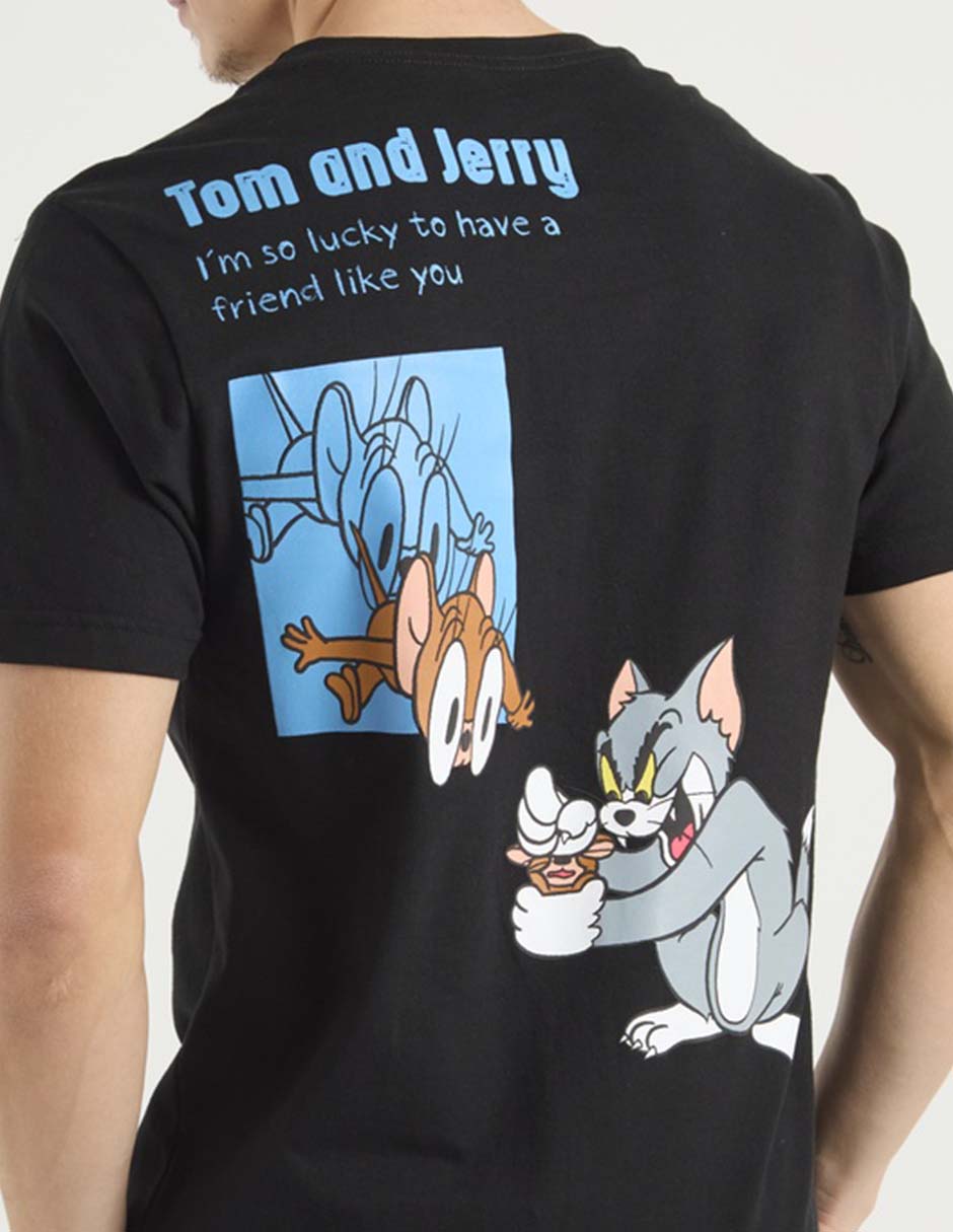Playera Tom and Jerry cuello redondo para hombre 10
