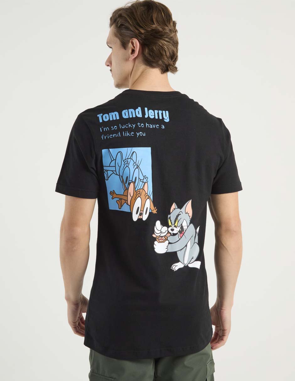 Playera Tom and Jerry cuello redondo para hombre 11