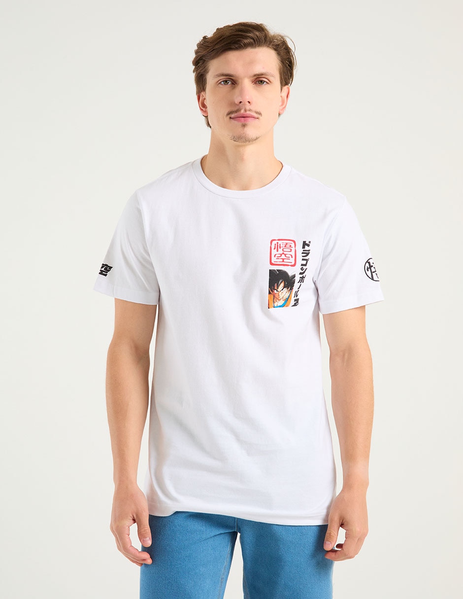 Playera Dragon Ball Z cuello redondo para hombre 1
