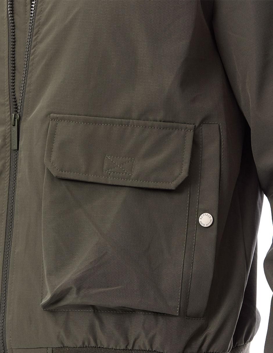 Chamarra casual Buffalo con bolsillos para hombre