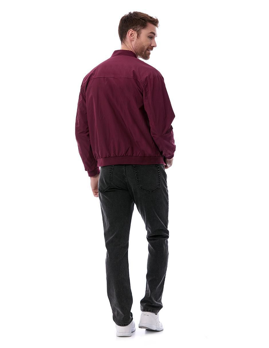 Chamarra bomber con bolsillos para hombre