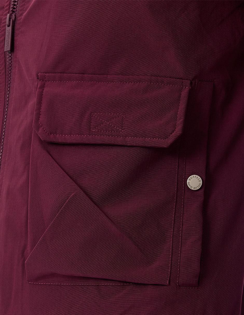 Chamarra bomber con bolsillos para hombre