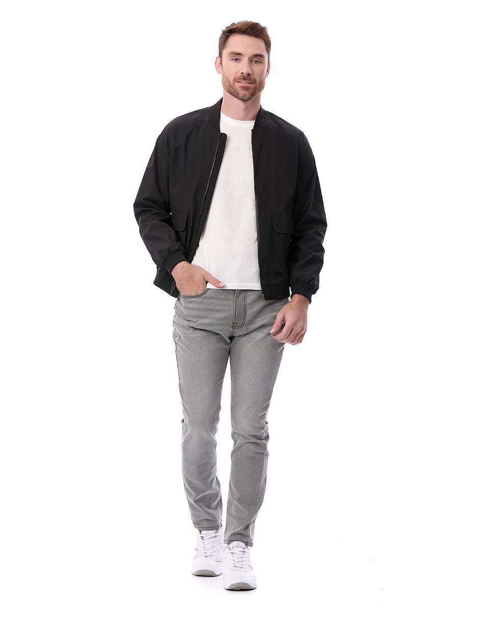 Chamarra casual Buffalo con bolsillos para hombre