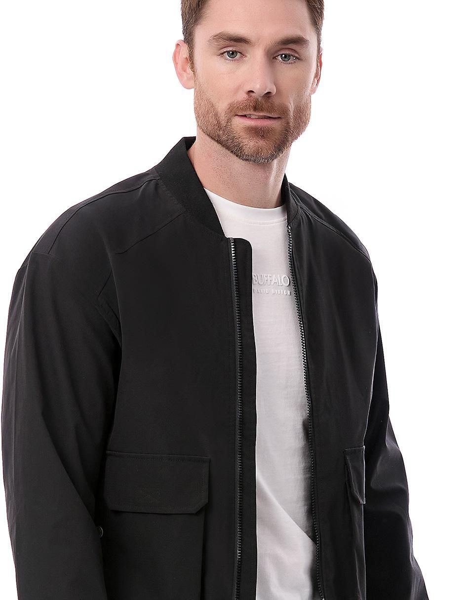 Chamarra casual Buffalo con bolsillos para hombre
