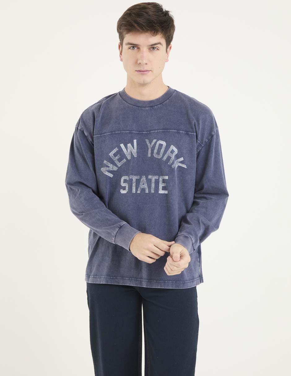 Playera cuello redondo para hombre