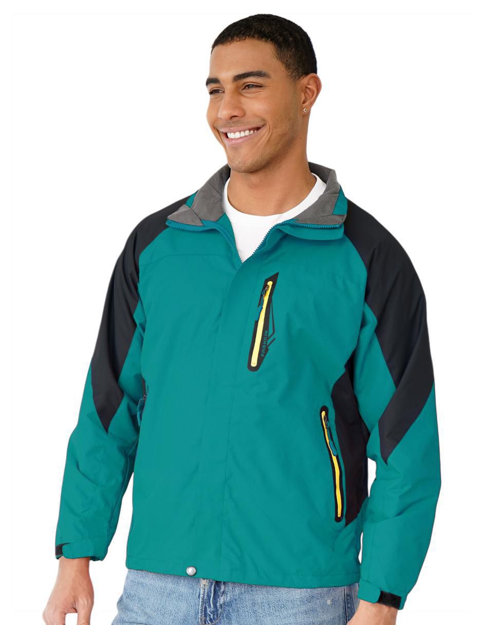 Chamarra rompevientos capucha desmontable para hombre 5