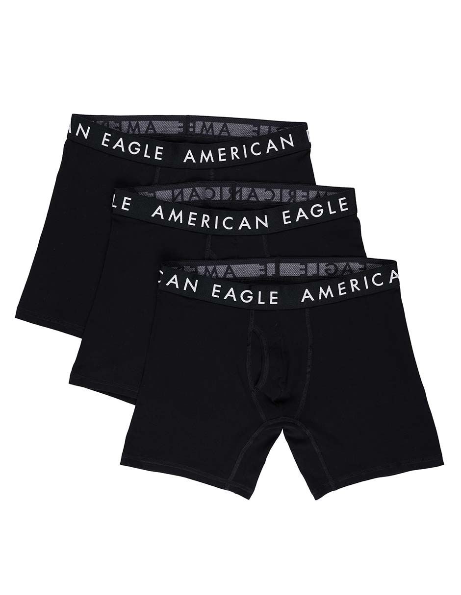 Set bóxer brief American Eagle de algodón para hombre 3 piezas