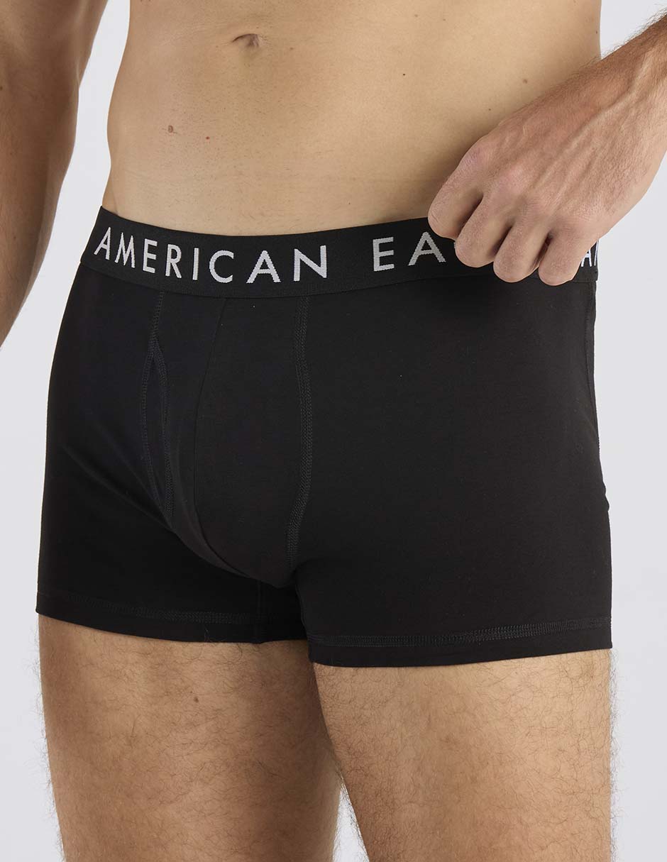 Set bóxer trunk American Eagle de algodón para hombre 3 piezas