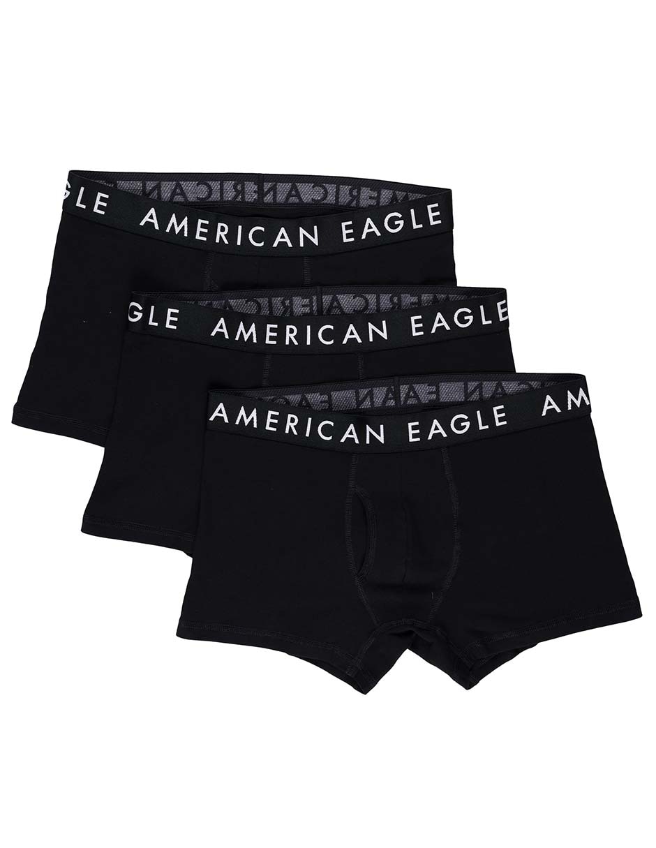 Set bóxer trunk American Eagle de algodón para hombre 3 piezas