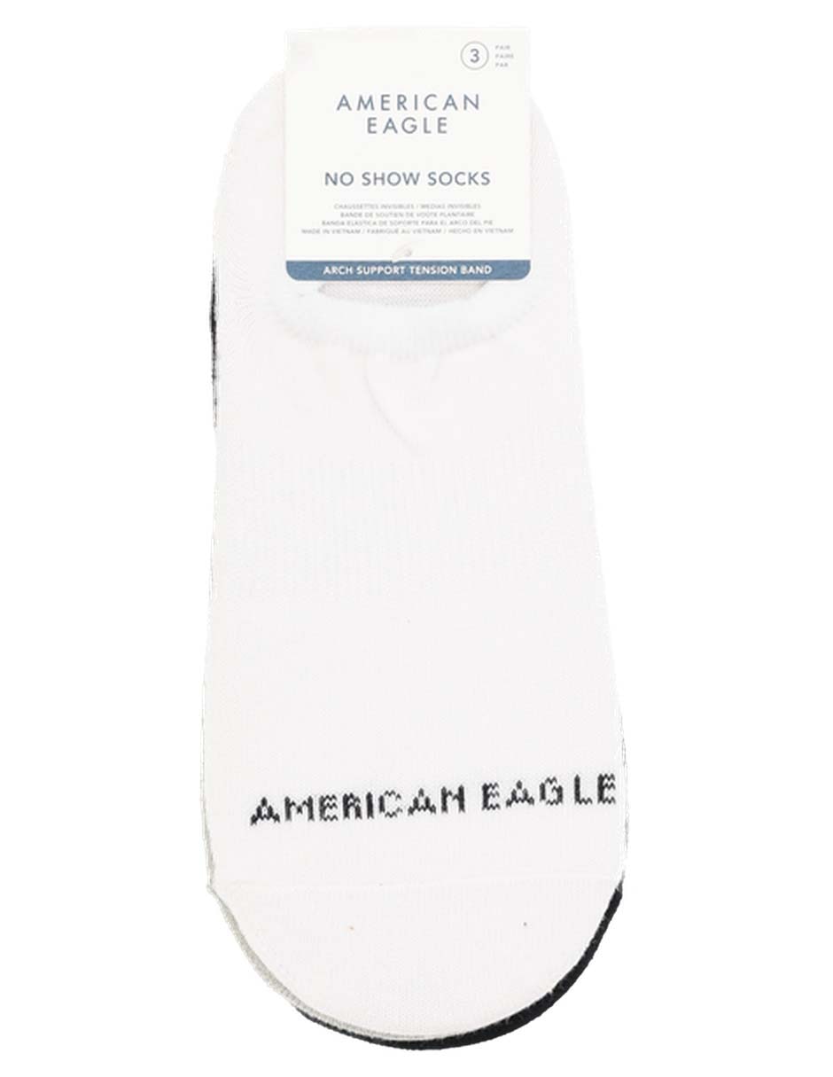 Set protector de pie comfort American Eagle de algodón para hombre 3 pares