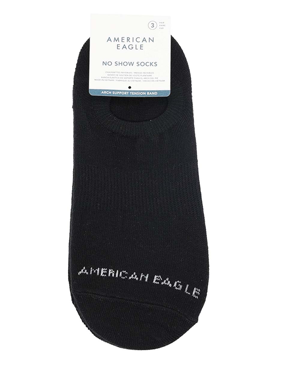 Set protector de pie comfort American Eagle de algodón para hombre 3 pares