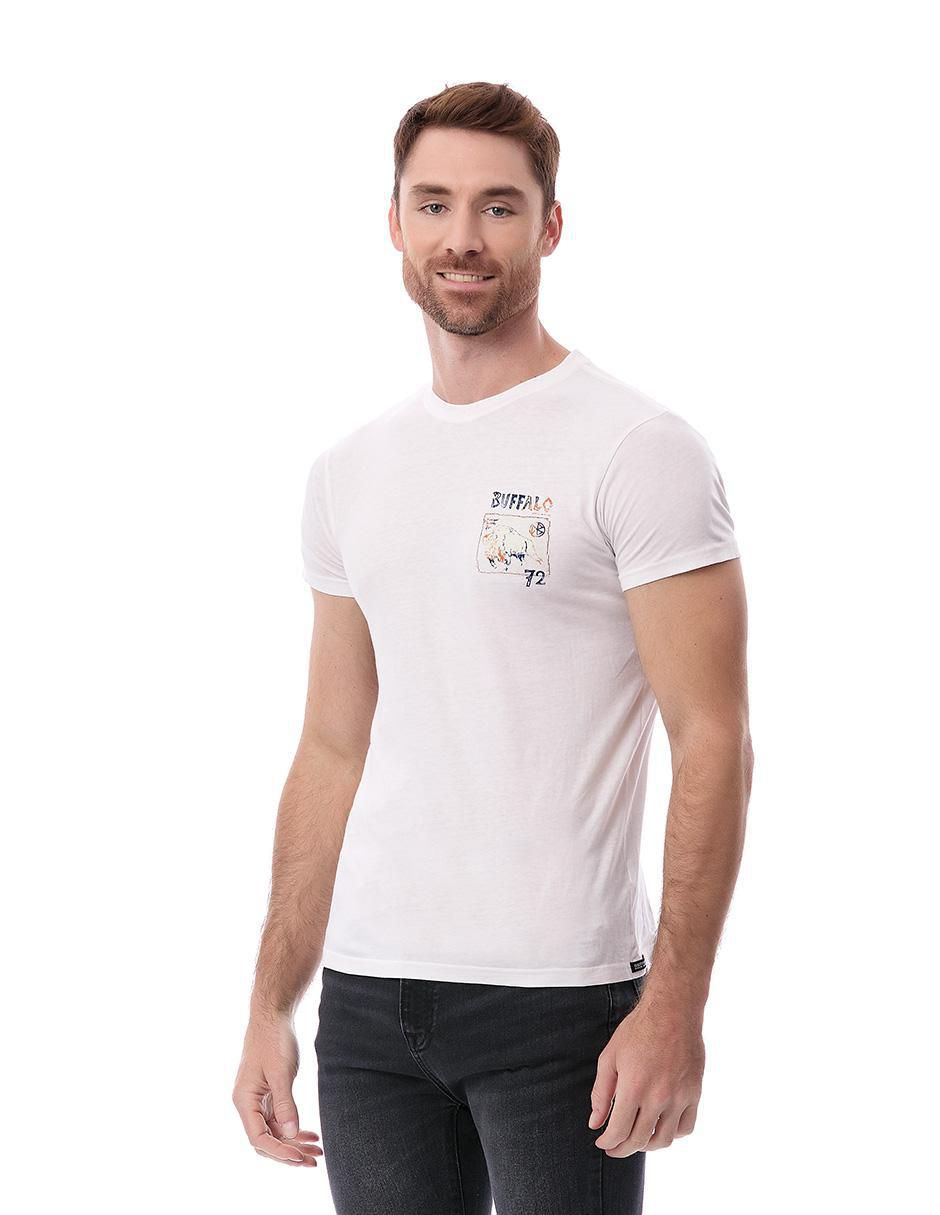 Playera cuello redondo para hombre