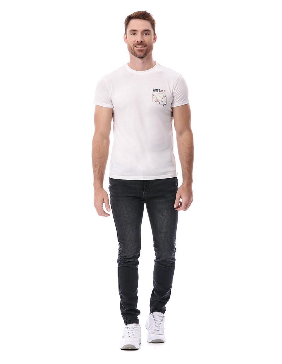 Playera cuello redondo para hombre