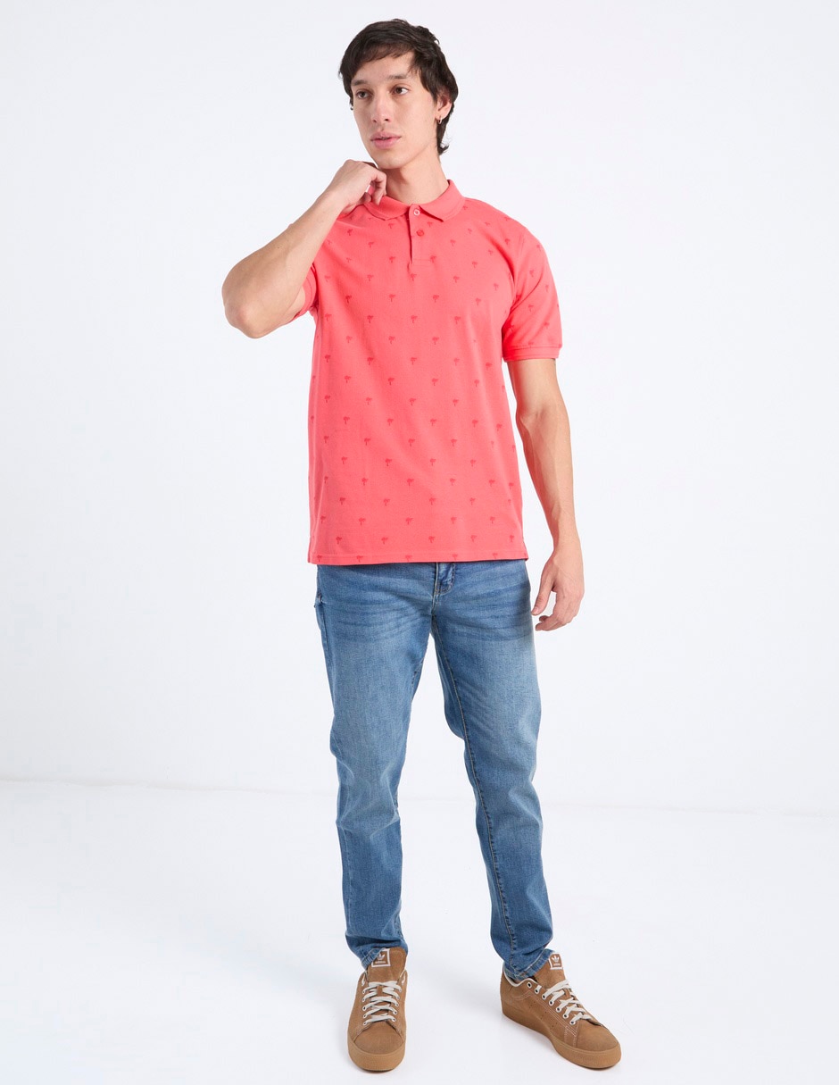 Jeans slim lavado claro para hombre 3