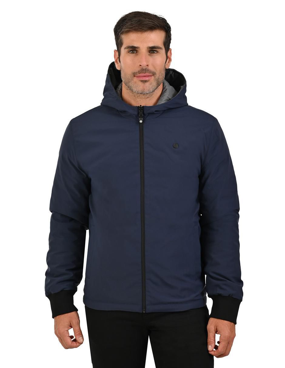 Chamarra casual reversible para hombre