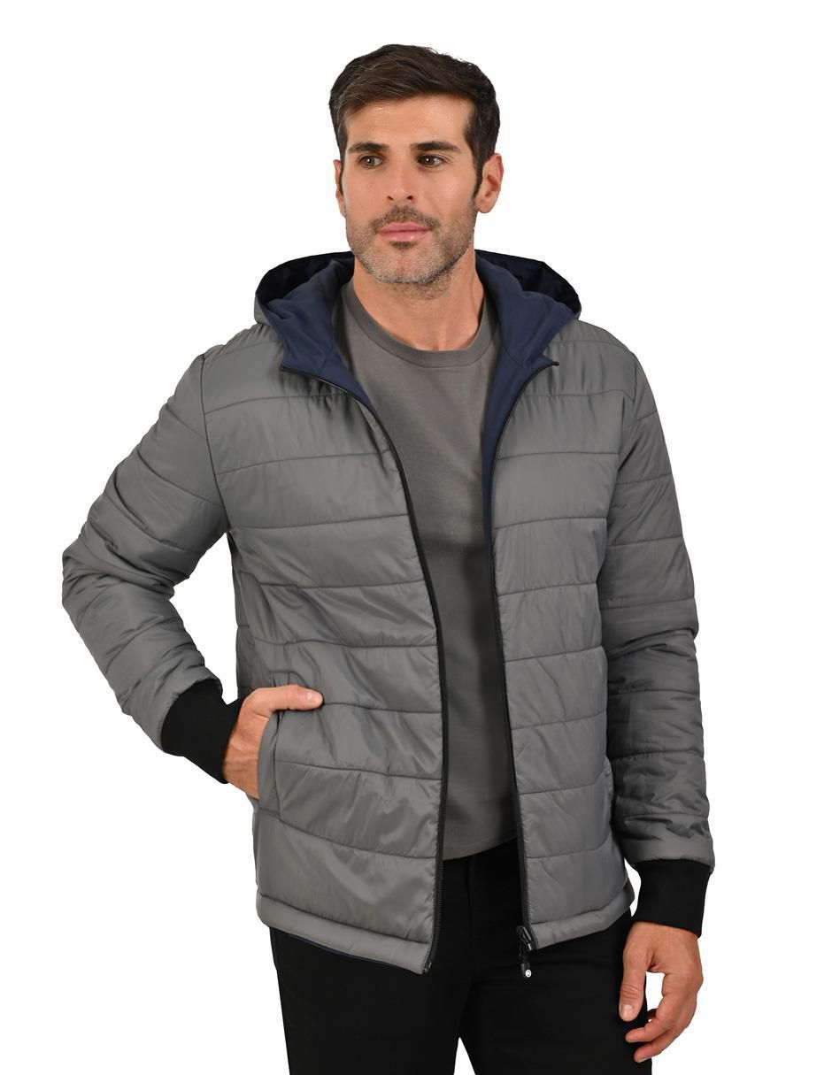 Chamarra casual reversible para hombre 6