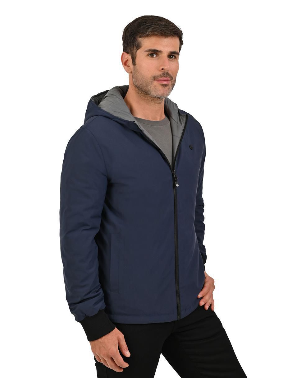 Chamarra casual reversible para hombre