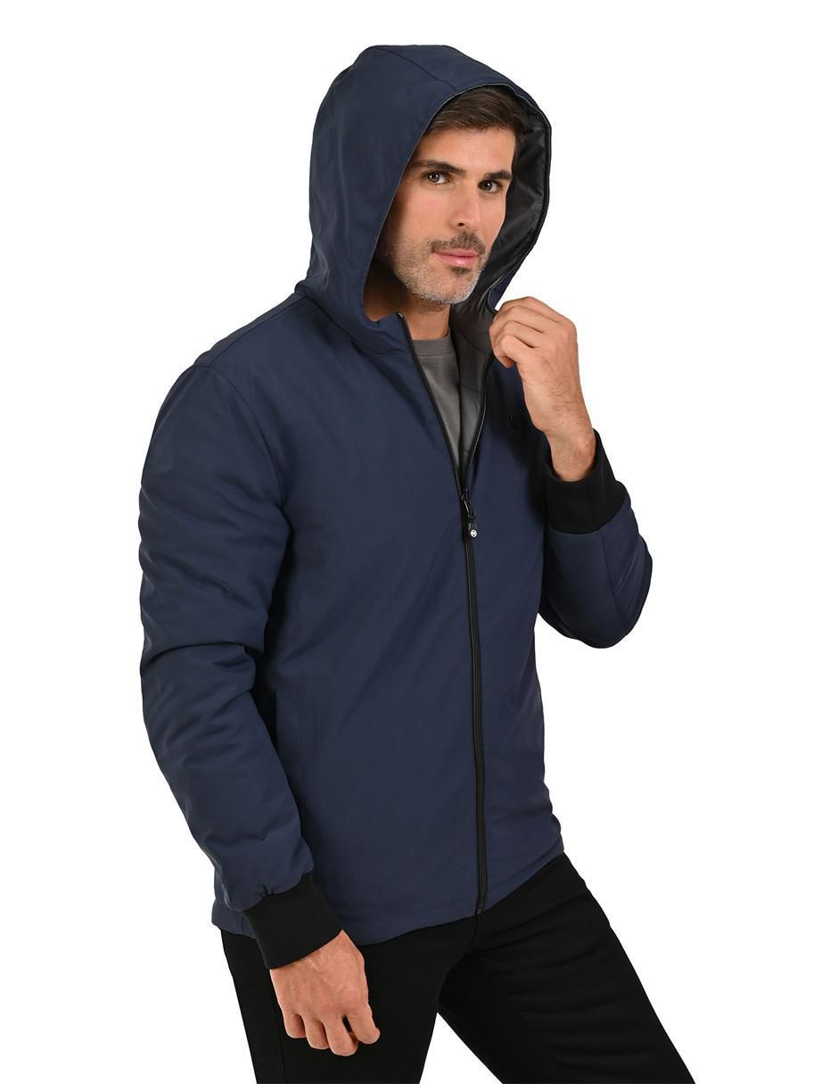 Chamarra casual reversible para hombre