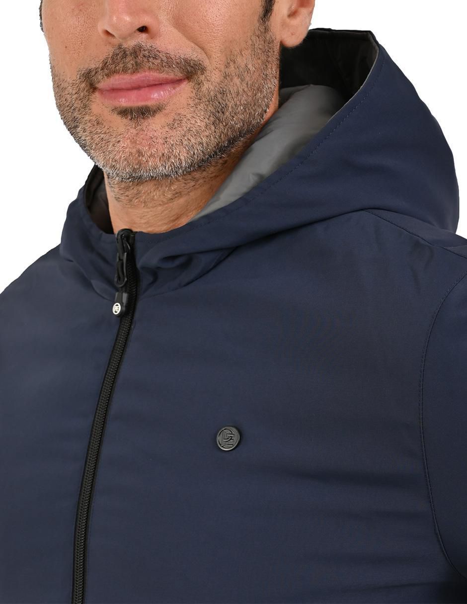 Chamarra casual reversible para hombre 7
