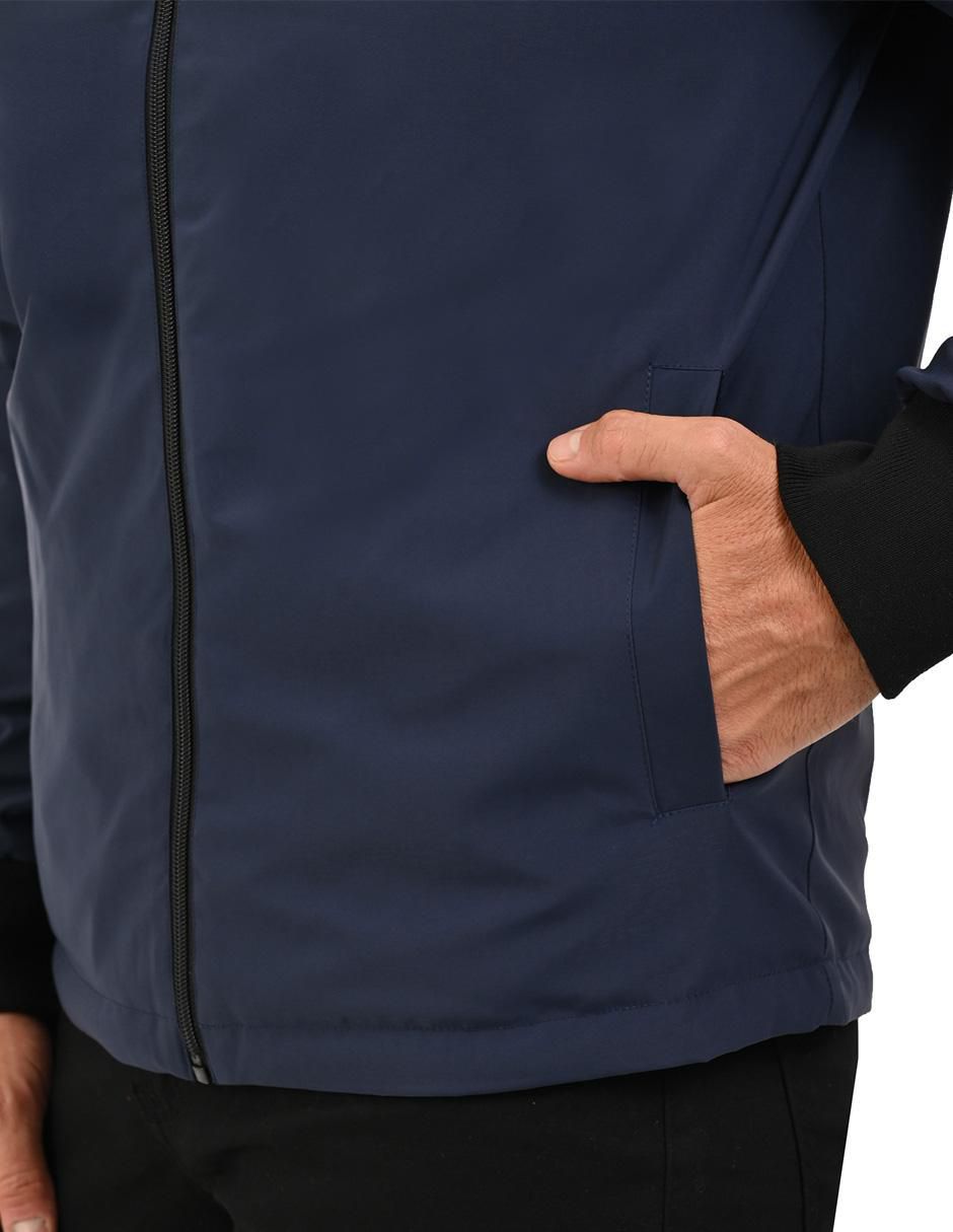 Chamarra casual reversible para hombre