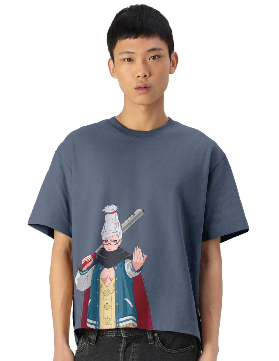 Playera Dandadan cuello redondo para hombre Playera Dandadan cuello redondo para hombre