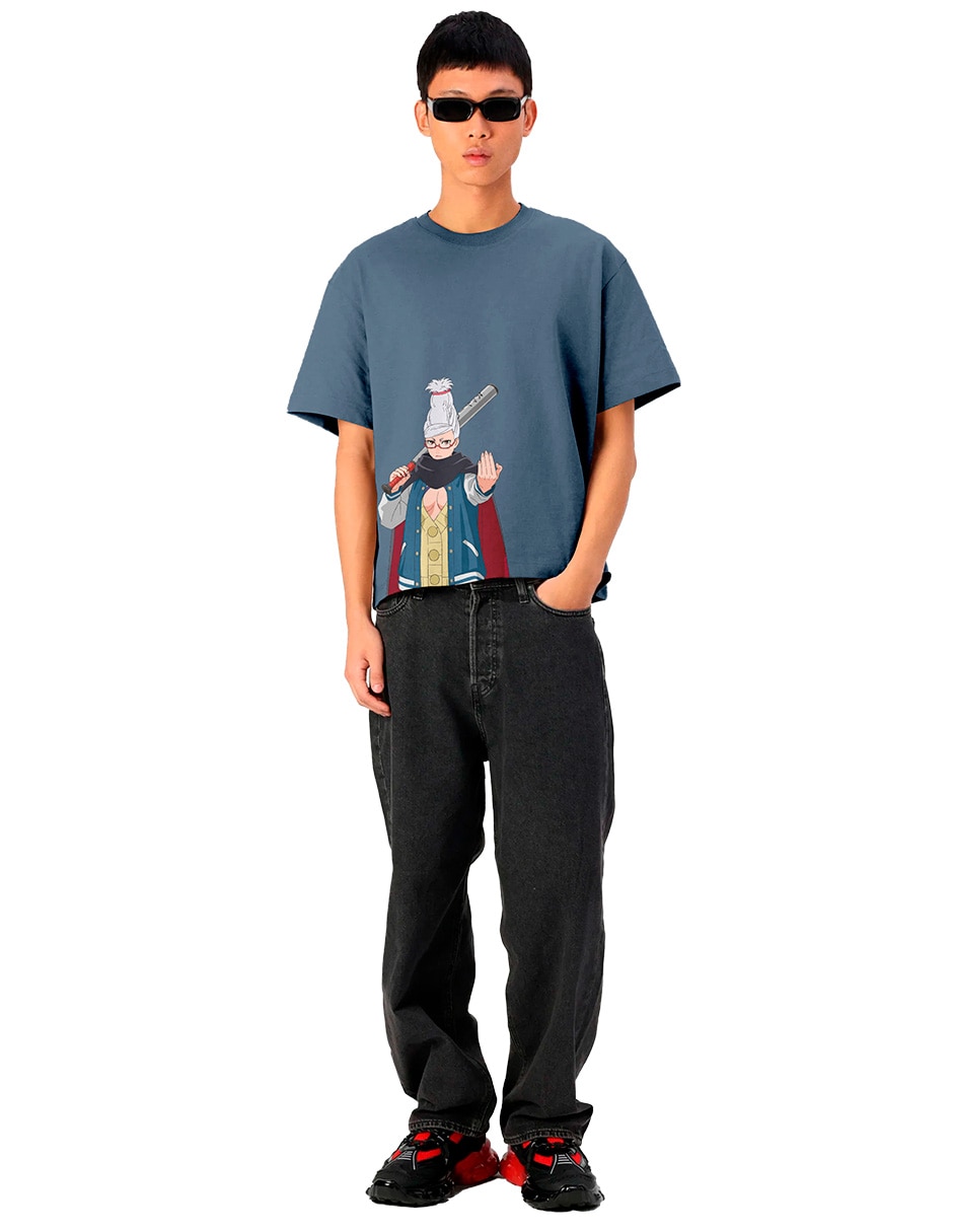 Playera Dandadan cuello redondo para hombre