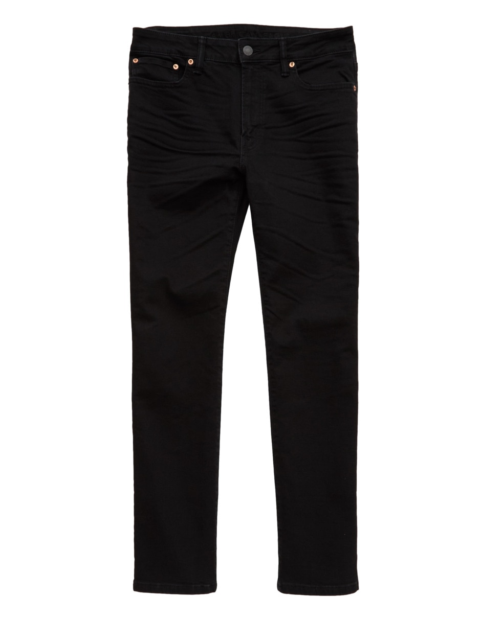 Jeans straight American Eagle lavado obscuro para hombre