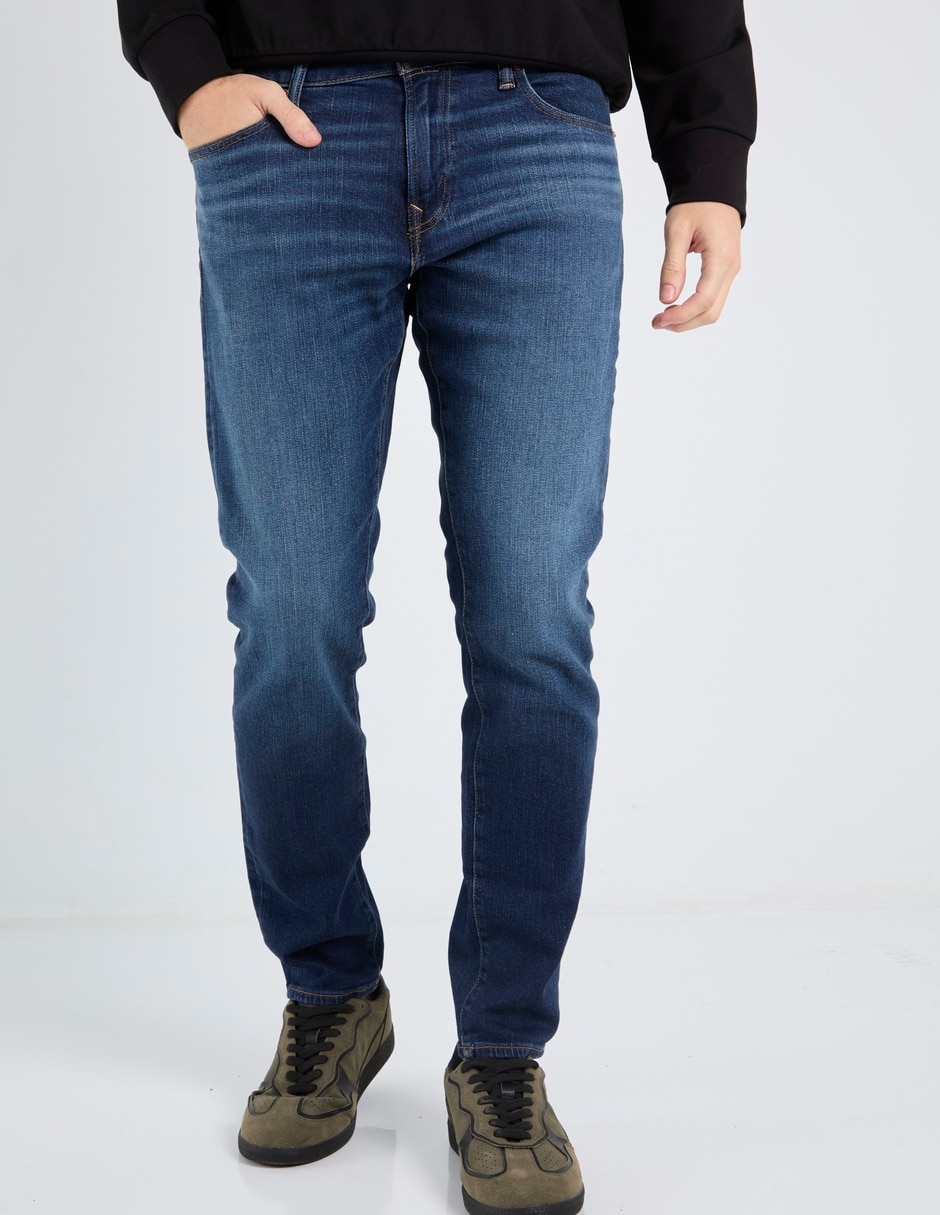 Jeans skinny deslavado para hombre Jeans skinny deslavado para hombre