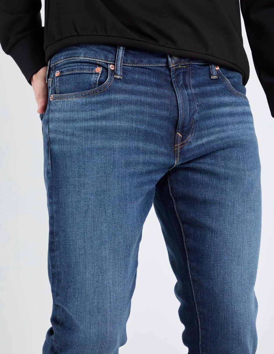 Jeans skinny American Eagle deslavado para hombre