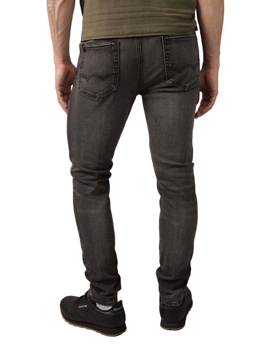 Jeans skinny American Eagle lavado obscuro para hombre