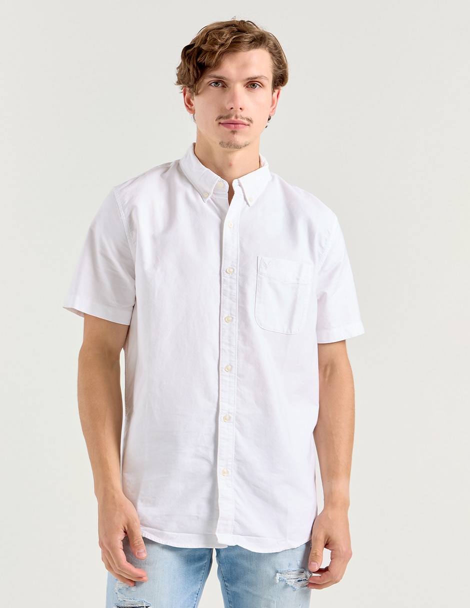 Camisa/Sobrecamisa de (si aplica) manga para hombre
