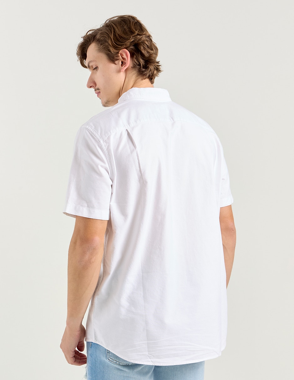 Camisa/Sobrecamisa de (si aplica) manga para hombre