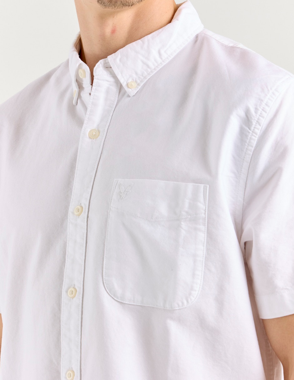Camisa/Sobrecamisa de (si aplica) manga para hombre