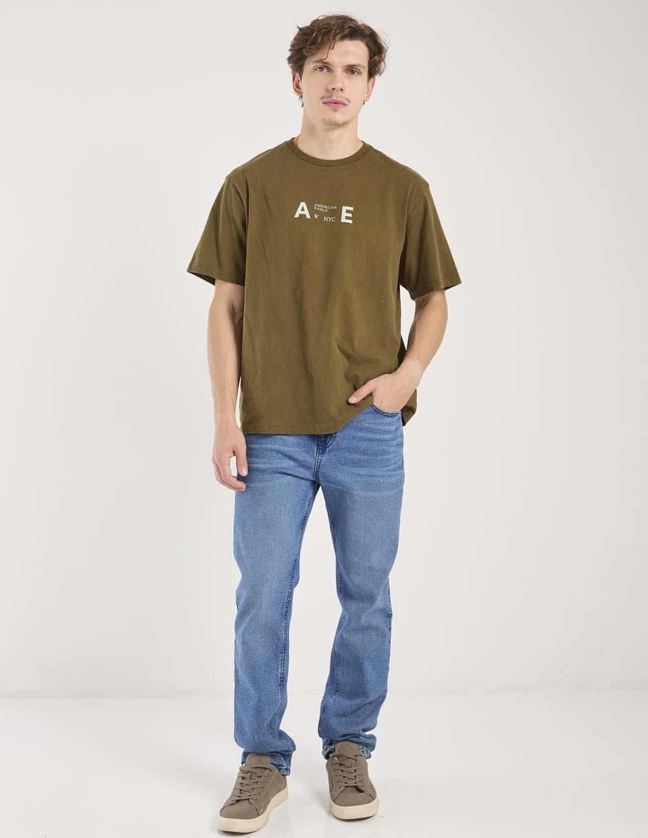 Playera American Eagle cuello redondo para hombre