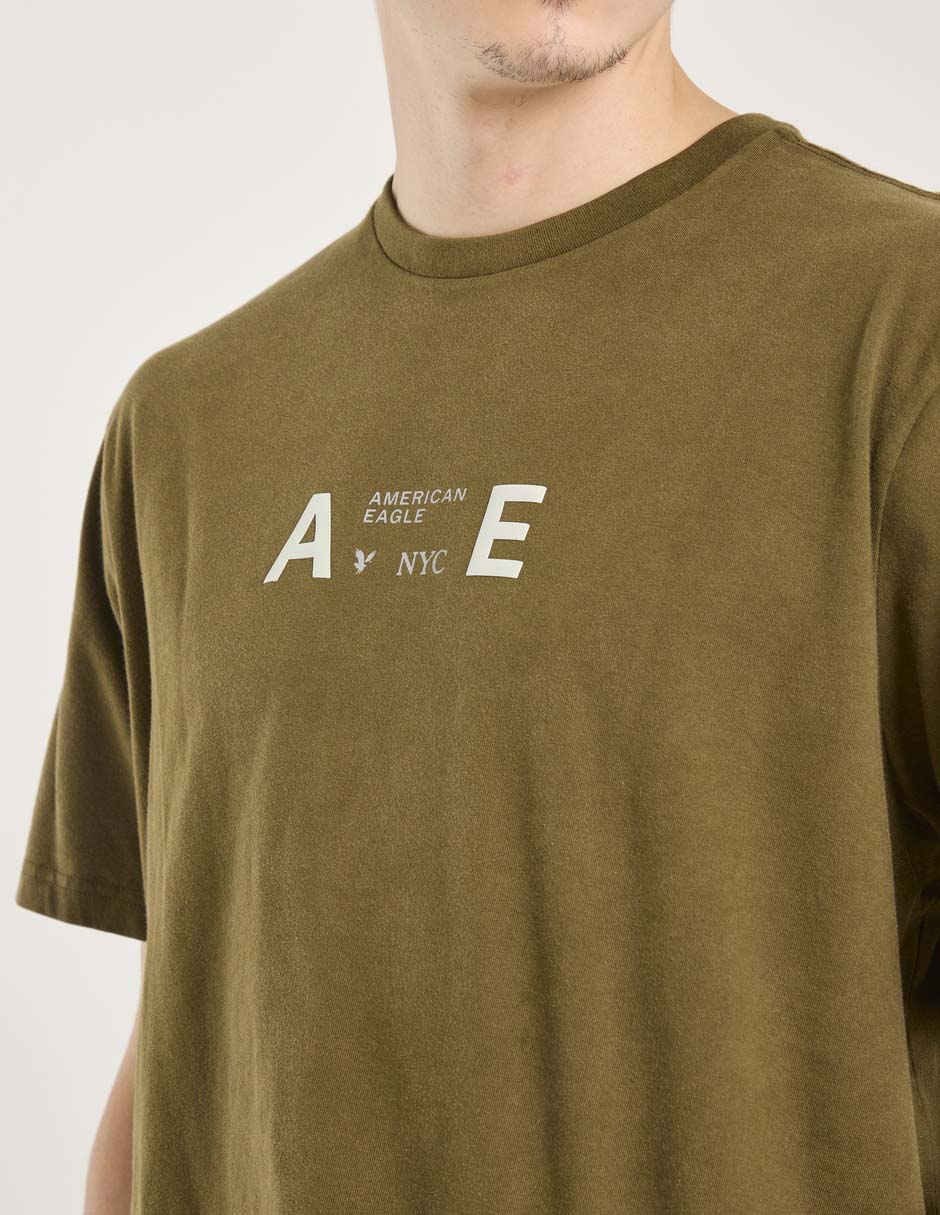Playera American Eagle cuello redondo para hombre