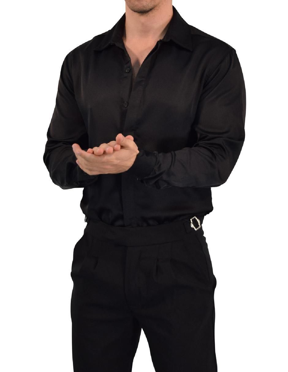 Camisa casual manga larga para hombre 3